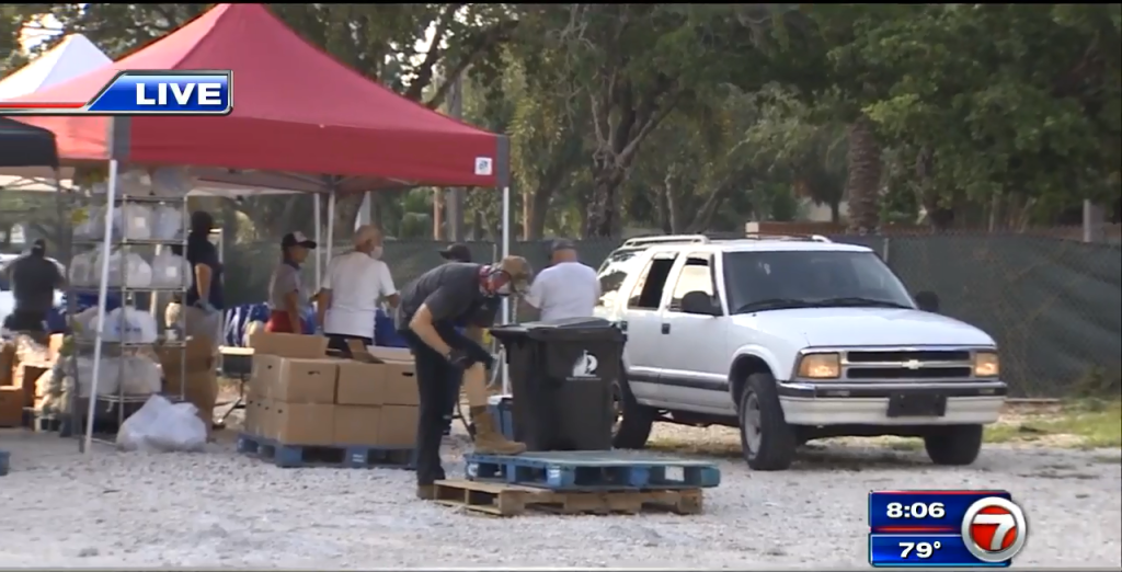 Several South Florida organizations distribute food to those in need