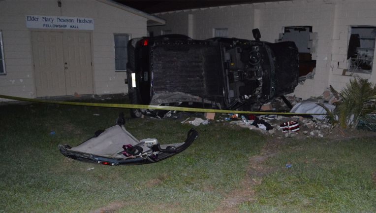 Florida man dies after crashing into church, troopers say
