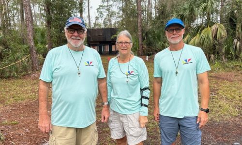 4H Coaches LtoR Rich Erschik, Laurie Dougherty, Bob Nichols