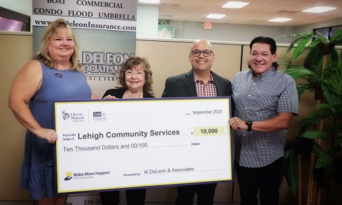 Carrie Chase - President of Lehigh Community Services, Rae Nicely - Executive Director of LCS, Jim Brown - Regional Sales Rep for Safeco Insurance, Al Deleon - President of Al Deleon & Associates Inc