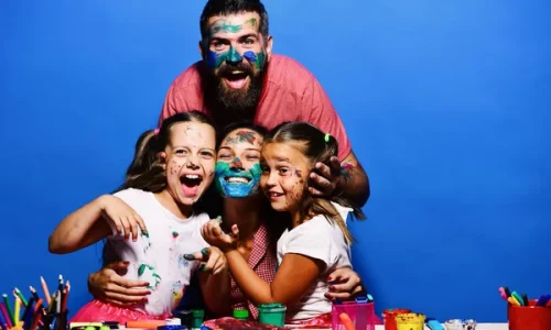 Art has been a helpful way for families and friends to create an atmosphere of bonding and evening activities.